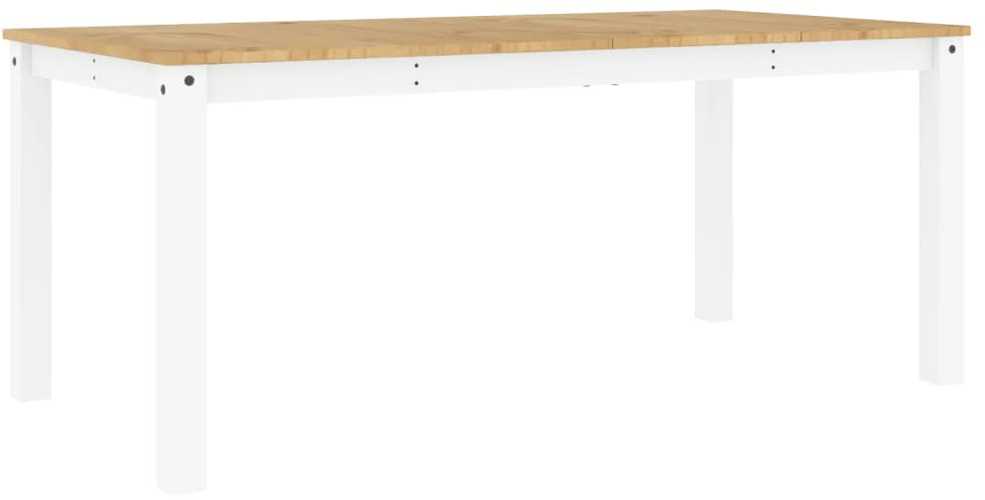 Valgomojo stalas Panama, baltas, 180x90x75cm, pušies masyvas