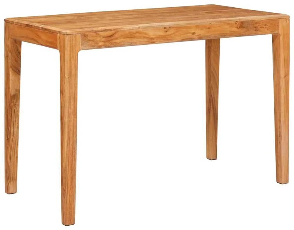 Valgomojo stalas 110 x 55 x 76 cm Kietos akacijos mediena Ruda