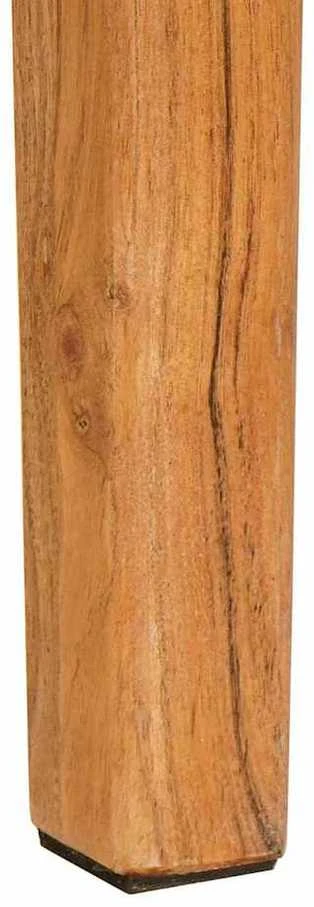 Valgomojo stalas 110 x 55 x 76 cm Kietos akacijos mediena Ruda
