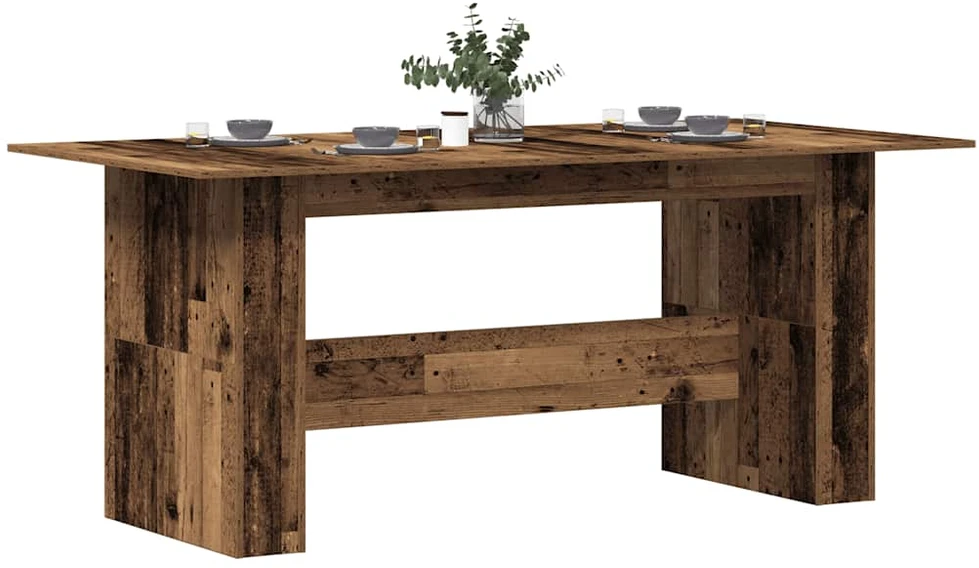 Valgomojo stalas Senas medis 180x90x76 cm Inžinierinė mediena