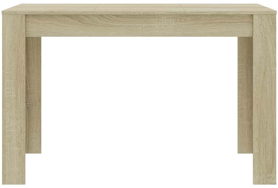 Valgomojo stalas, sonoma ąžuolo, 120x60x76cm, apdirbta mediena