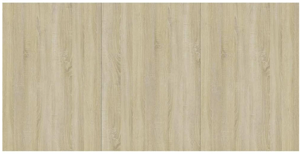 Valgomojo stalas, sonoma ąžuolo, 180x90x76cm, apdirbta mediena