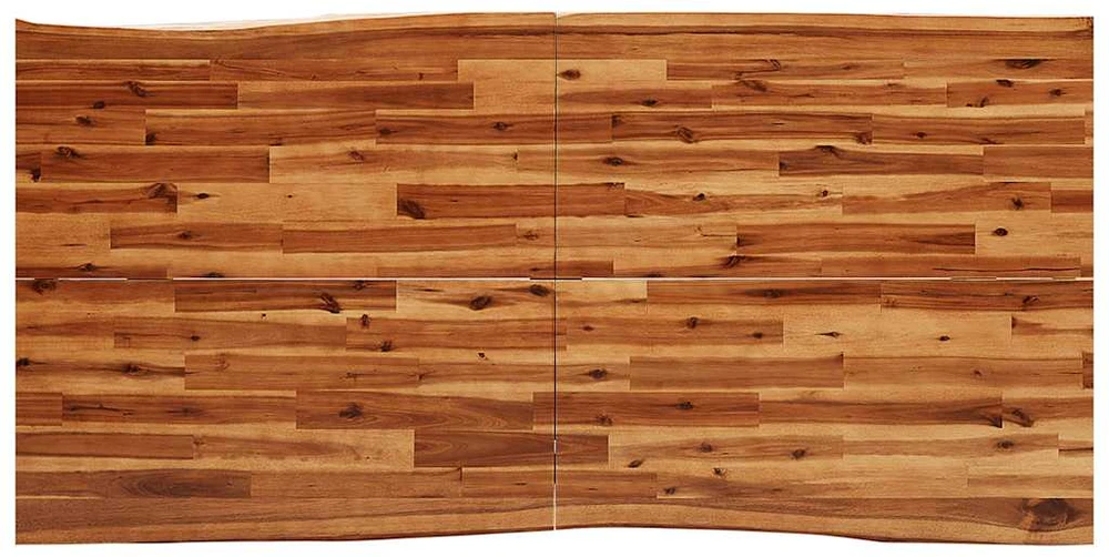 Valgomojo stalas su gyvu kraštu, 180x90x75cm, akacijos masyvas