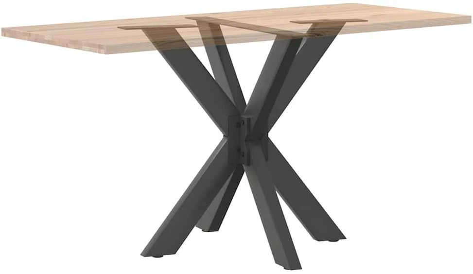 Valgomojo stalo koja, voro formos, antracito spalvos, 85x85x(72-73) cm, plienas