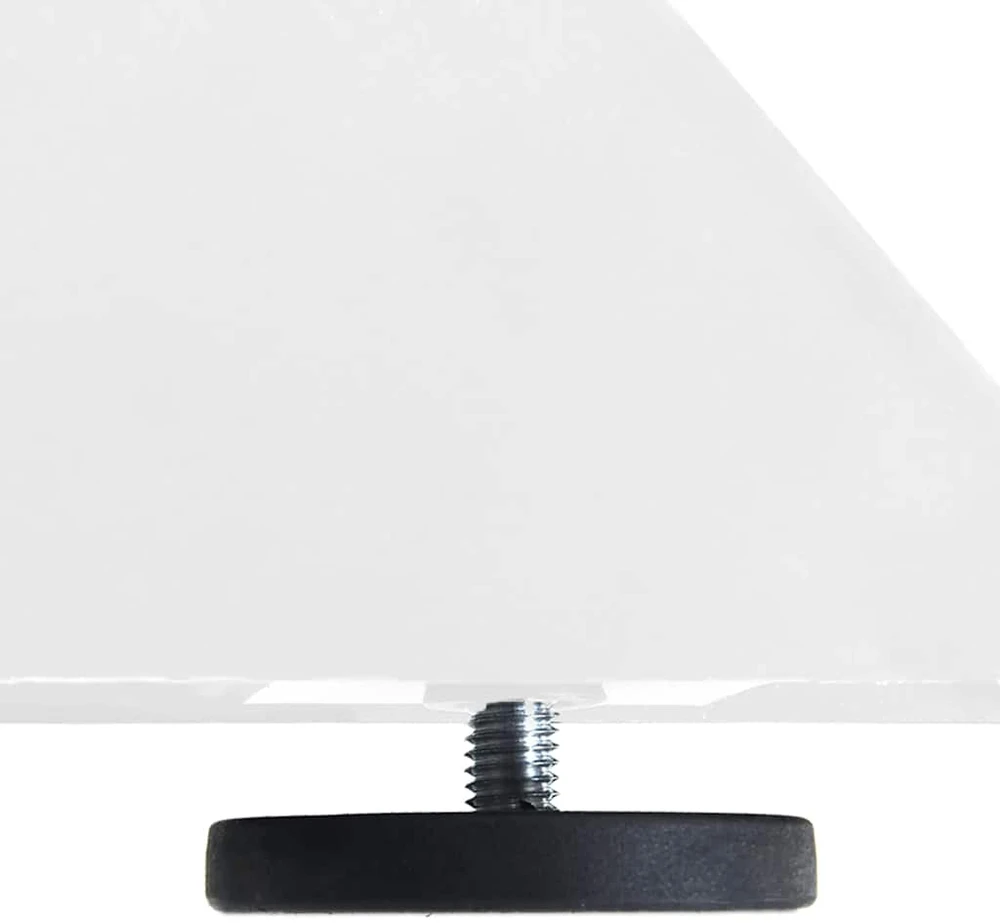 Valgomojo stalo koja, voro formos, balta, 120x68x(72-73) cm, plienas