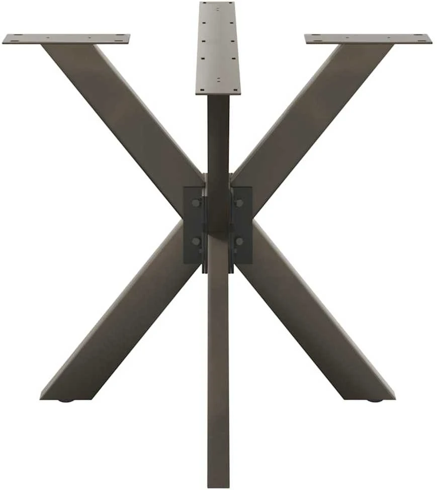 Valgomojo stalo koja, voro formos, juoda, 85x85x(72-73) cm, plienas