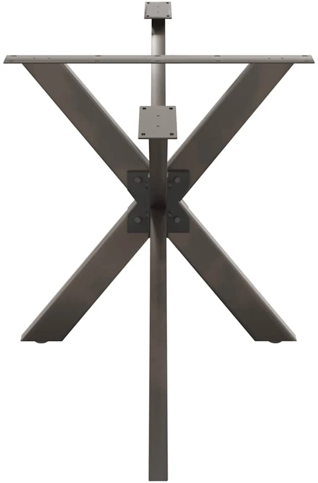 Valgomojo stalo koja, voro formos, juoda, 150x78x(72-73) cm, plienas
