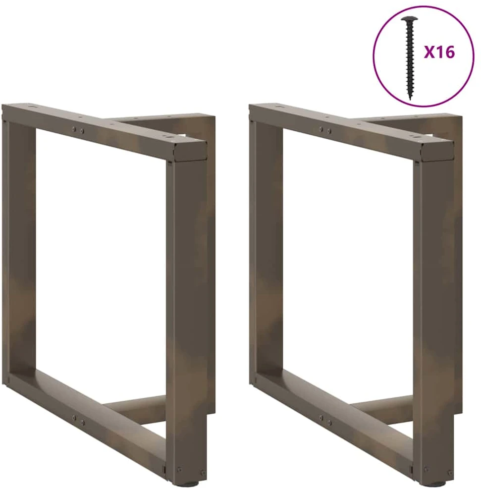 Valgomojo stalo kojelės, 2 vnt., juodos, 90x35x(72-73) cm, plienas
