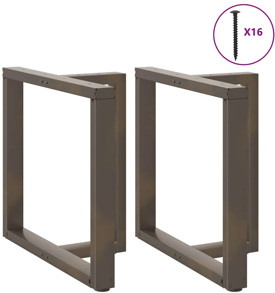 Valgomojo stalo kojelės, 2 vnt., juodos, 80x35x(72-73) cm, plienas