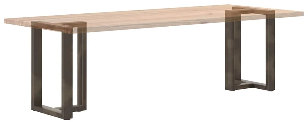 Valgomojo stalo kojelės, 2 vnt., juodos, 60x35x(72-73) cm, plienas