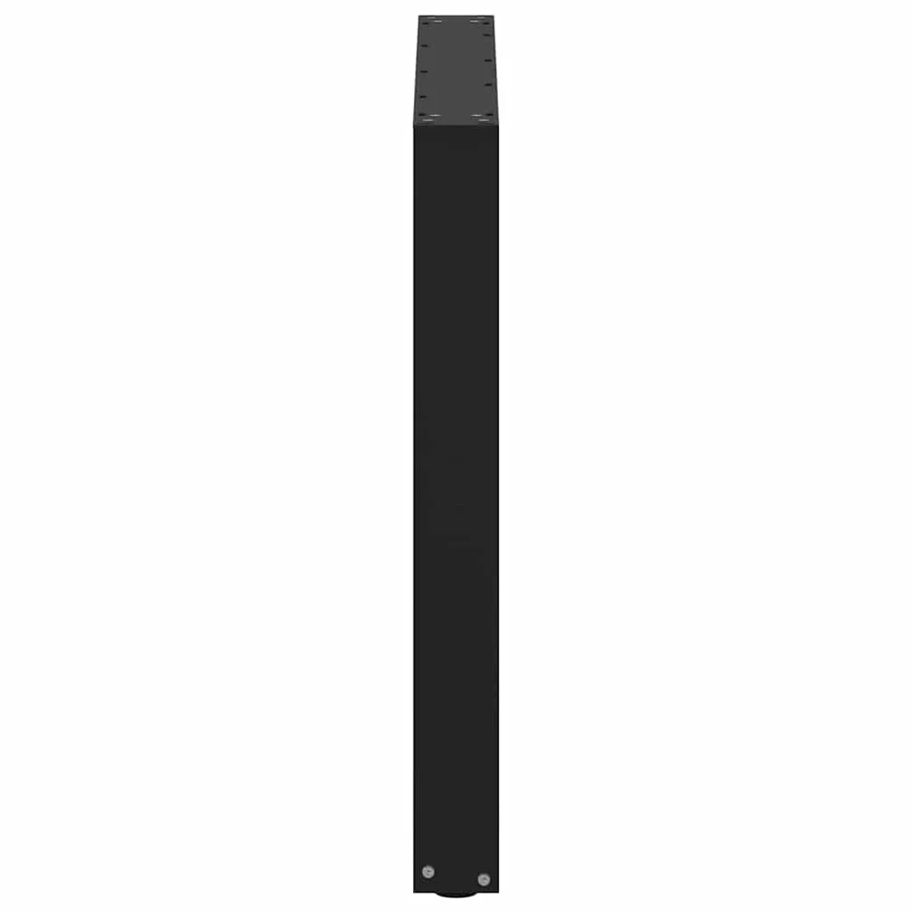 Valgomojo stalo kojelės, 3 vnt., juodos, 90x(72-73) cm, plienas, U formos
