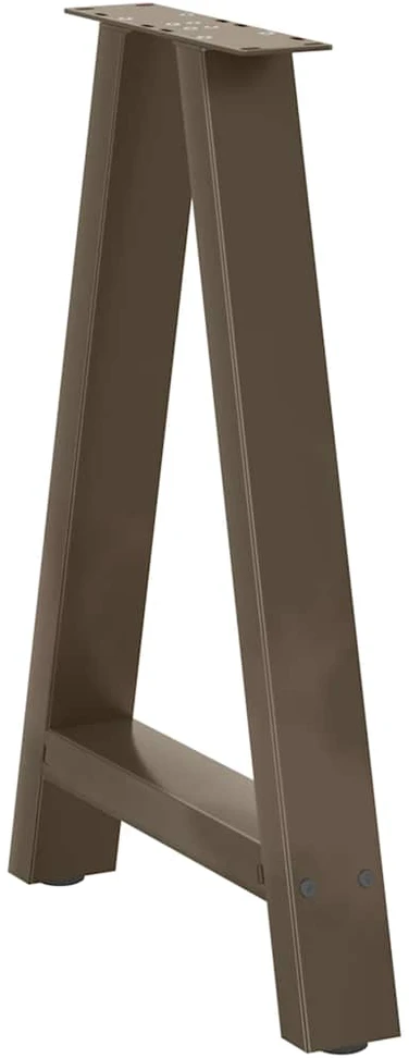 Valgomojo stalo kojelės, A formos, 2 vnt., 60x(72-73) cm, plienas