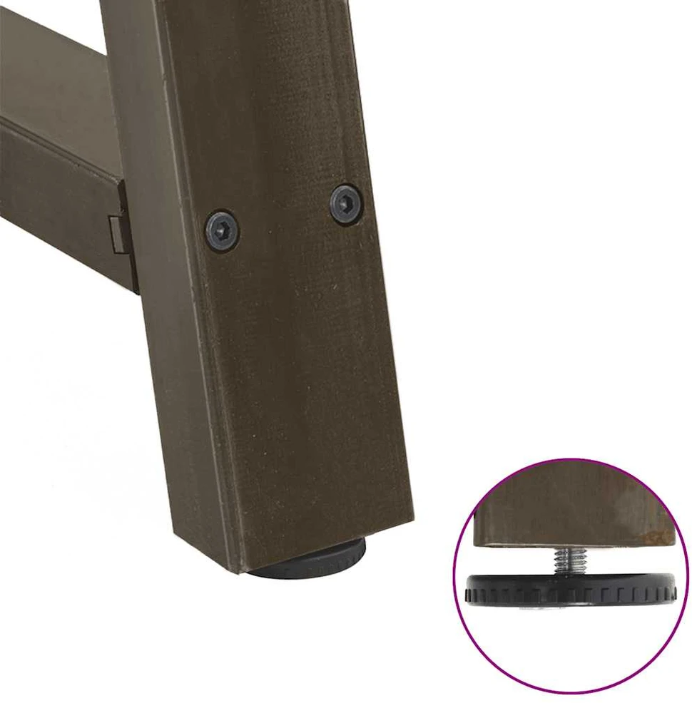 Valgomojo stalo kojelės, A formos, 2 vnt., 60x(72-73) cm, plienas