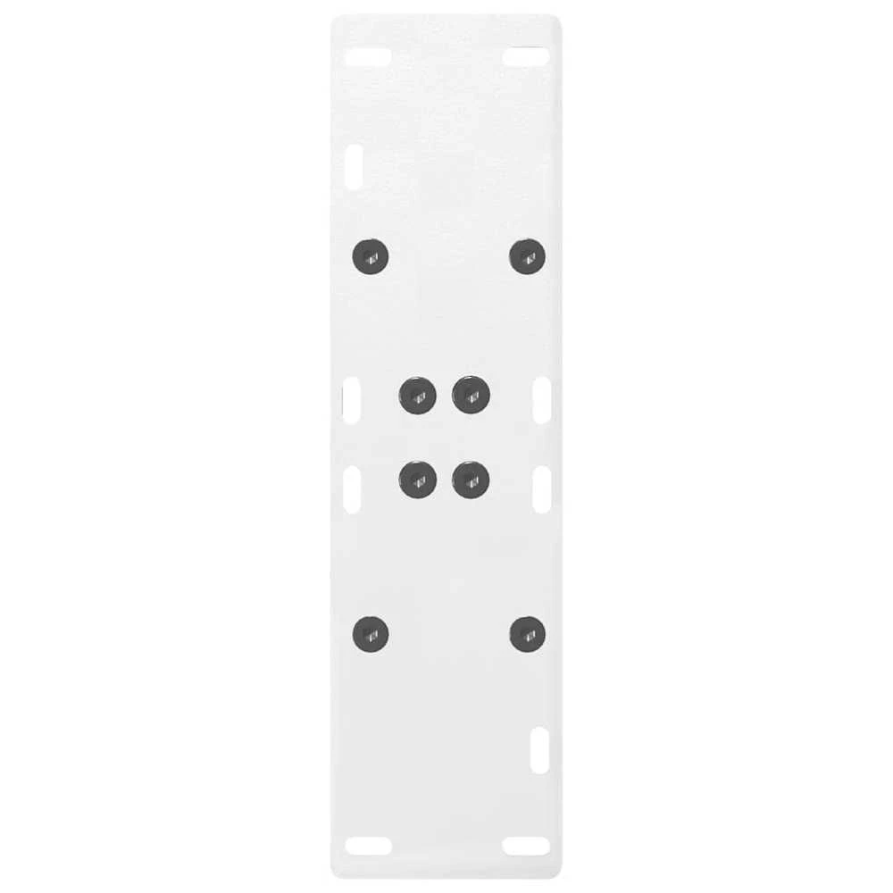 Valgomojo stalo kojelės, A formos, 2 vnt., baltos, 50x(72-73) cm, plienas