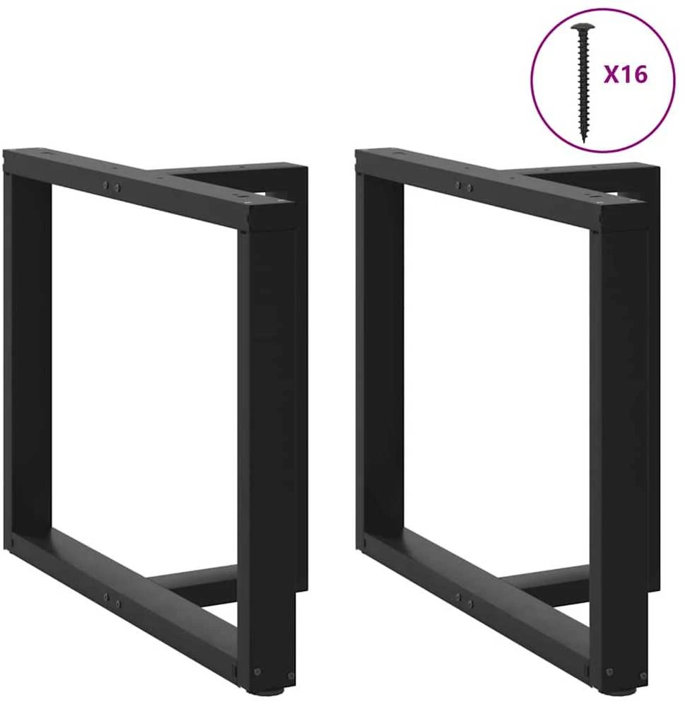 Valgomojo stalo kojelės, T formos, 2 vnt., 100x35x(72-73) cm