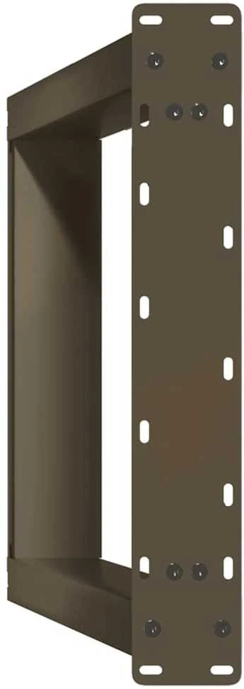 Valgomojo stalo kojelės, U formos, 2 vnt., natūralus plienas, 50x(72-73) cm, plienas