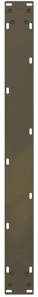 Valgomojo stalo kojelės, U formos, 2 vnt., natūralus plienas, 90x(72-73) cm, plienas