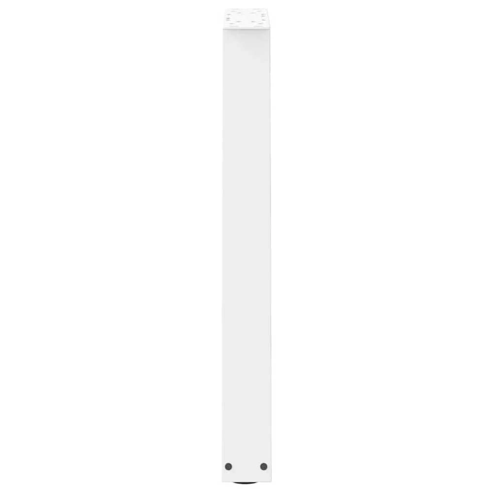Kavos staliuko kojelės, 2 vnt., balta, 50x(72-73)cm, plienas