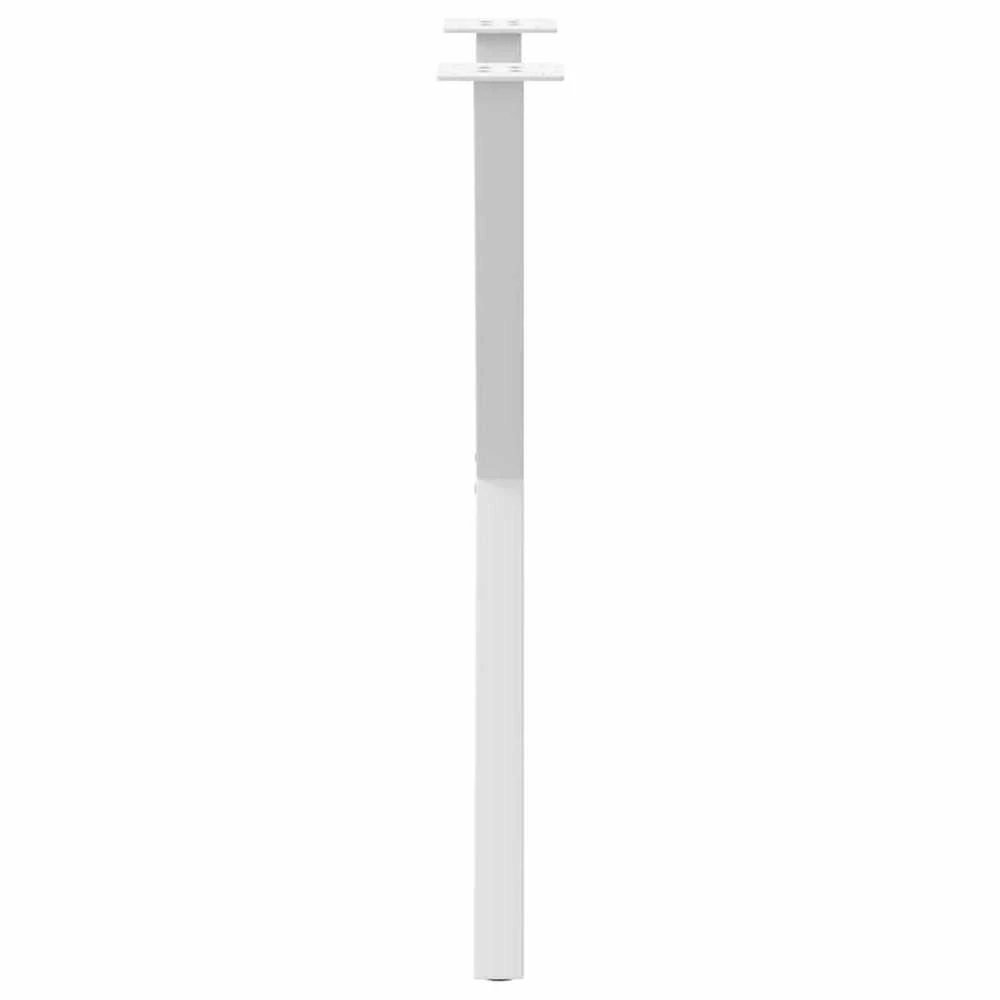 Valgomojo stalo kojos, X formos, 2 vnt., baltos, 50x(72-73) cm, plienas