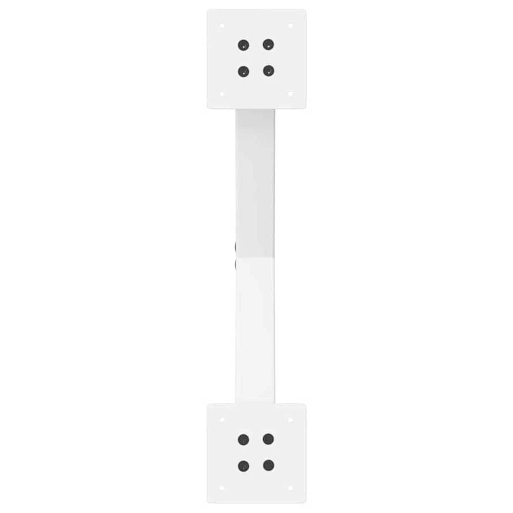 Valgomojo stalo kojos, X formos, 2 vnt., baltos, 50x(72-73) cm, plienas