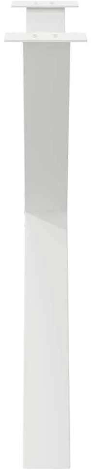 Valgomojo stalo kojos, 3 vnt., baltos, 90x(72-73) cm, plienas, X formos