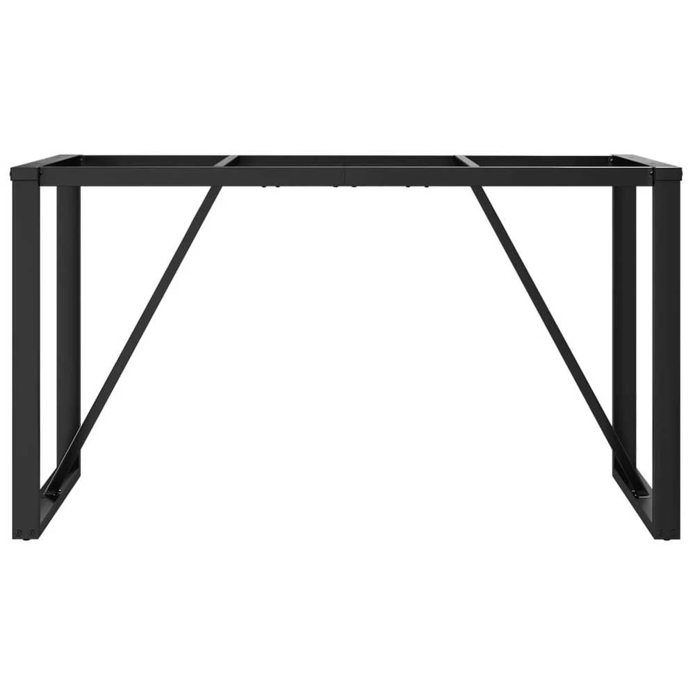 Valgomojo stalo kojos, 120x60x73cm, ketus, O formos rėmas