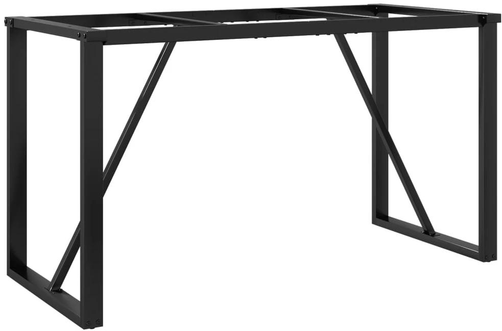 Valgomojo stalo kojos, 140x60x73cm, ketus, O formos rėmas