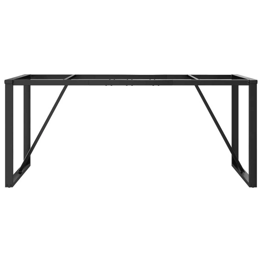 Valgomojo stalo kojos, 160x80x73cm, ketus, O formos rėmas