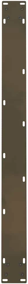 Valgomojo stalo kojos, 2 vnt., 100 x (72-73) cm, natūralus plienas