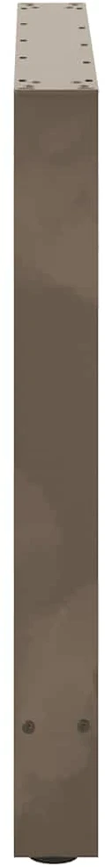 Valgomojo stalo kojos, 2 vnt., 80x(72-73) cm, natūralus plienas, plienas