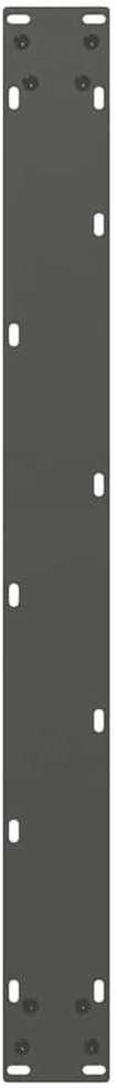 Valgomojo stalo kojos, 2 vnt., antracito spalvos, 80x(72-73) cm, plienas, U formos
