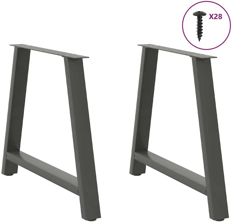 Kavos staliuko kojelės, A formos, 2 vnt., 90x(72-73)cm