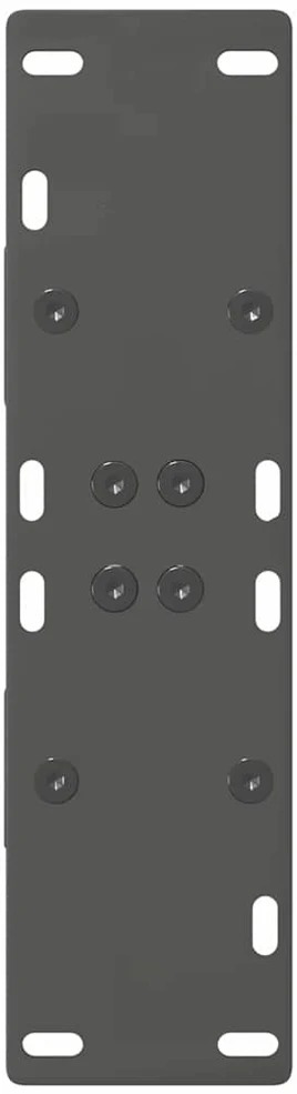 Valgomojo stalo kojos, 2 vnt., antracito spalvos, 60x(72-73) cm, plienas