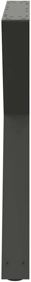 Valgomojo stalo kojos, 2 vnt., antracito spalvos, 80x(72-73,3) cm, plienas