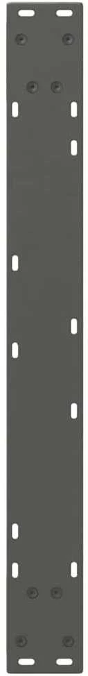 Valgomojo stalo kojos, 2 vnt., antracito spalvos, 70x(72-73,3) cm, plienas