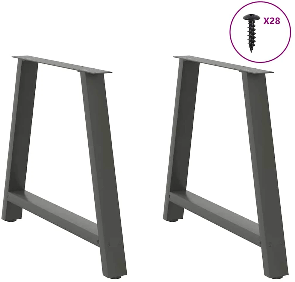 Kavos staliuko kojelės, A formos, 2 vnt., 90x(72-73)cm