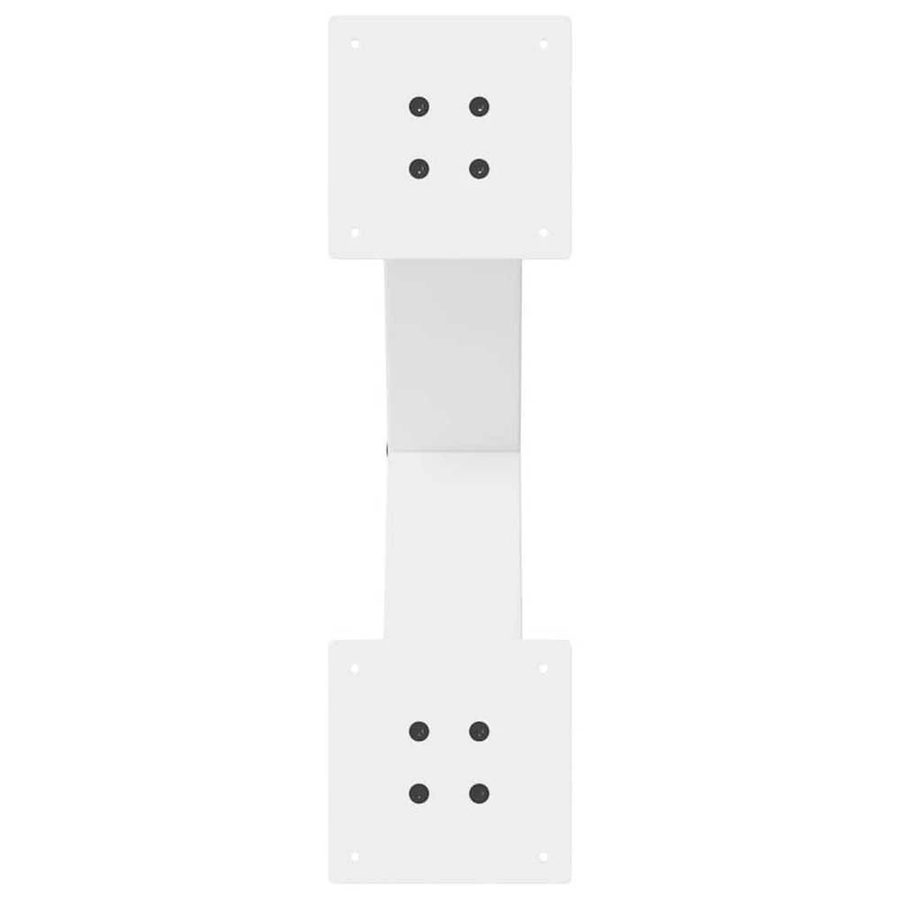 Valgomojo stalo kojos, 2 vnt., baltos, 60x(72-73) cm, plienas, X formos