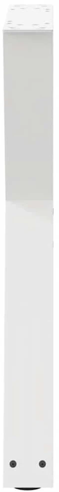 Valgomojo stalo kojos, 2 vnt., baltos, 60x(72-73,3) cm, plienas