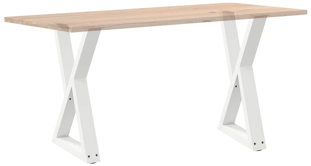 Valgomojo stalo kojos, 2 vnt., baltos, 60x(72-73,3) cm, plienas