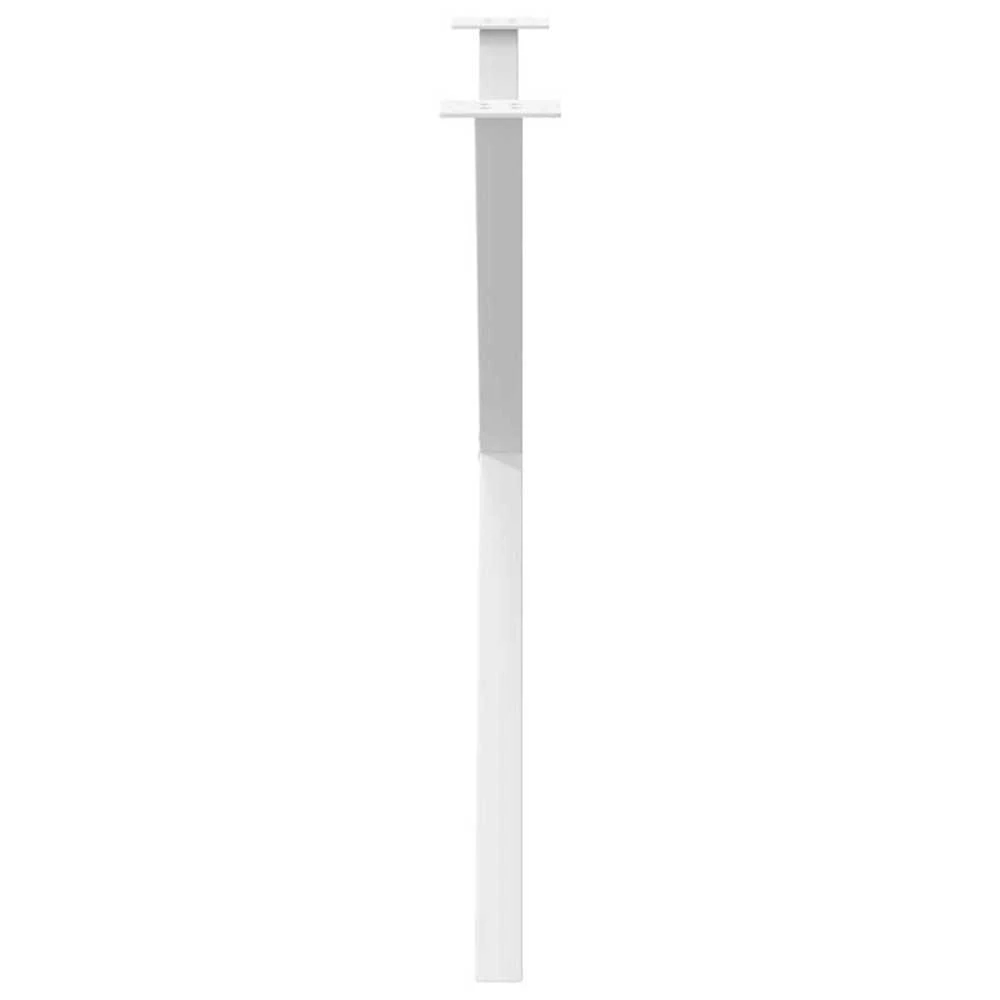 Valgomojo stalo kojos, 2 vnt., baltos, 90x(72-73) cm, plienas, X formos