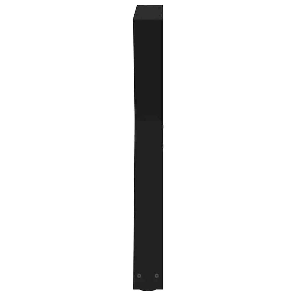 Valgomojo stalo kojos, 2 vnt., juodos, 50x(72-73,3) cm, plienas