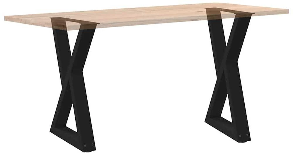 Valgomojo stalo kojos, 2 vnt., juodos, 60x(72-73,3) cm, plienas