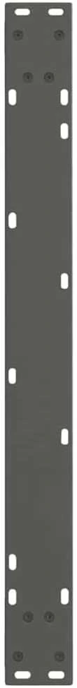 Valgomojo stalo kojos, 3 vnt., antracito spalvos, 90x(72-73,3) cm, plienas