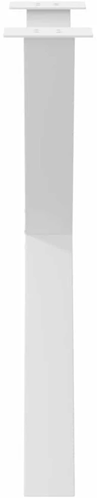 Valgomojo stalo kojos, 3 vnt., baltos, 70x(72-73) cm, plienas, X formos
