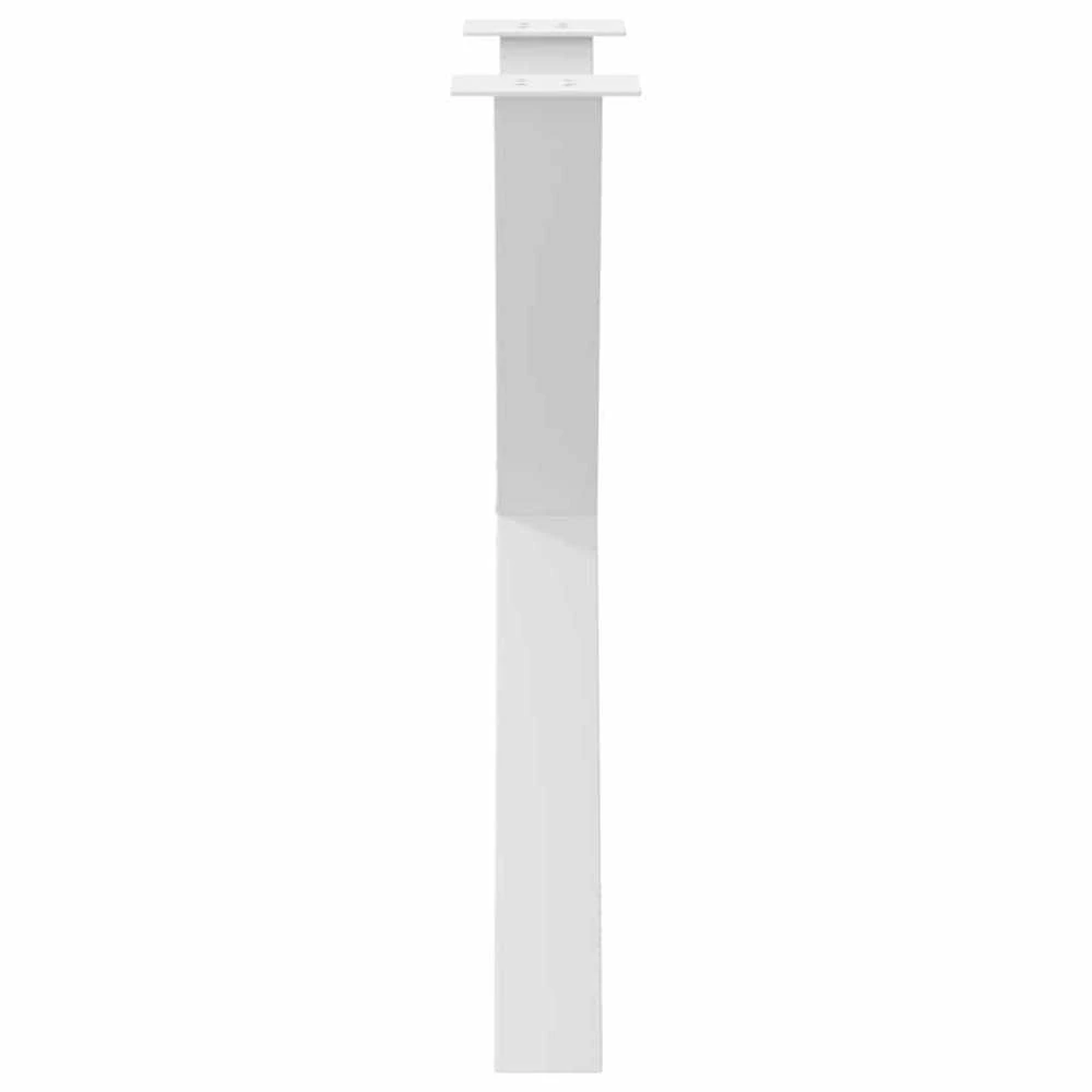 Valgomojo stalo kojos, 3 vnt., baltos, 70x(72-73) cm, plienas, X formos