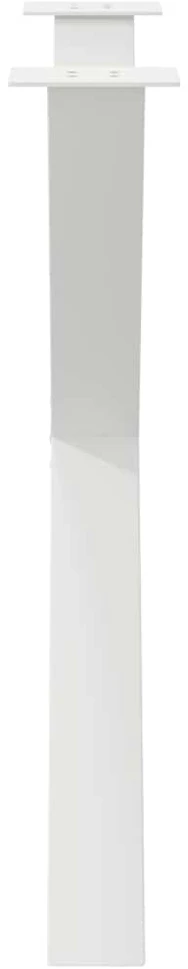 Valgomojo stalo kojos, 3 vnt., baltos, 90x(72-73) cm, plienas, X formos