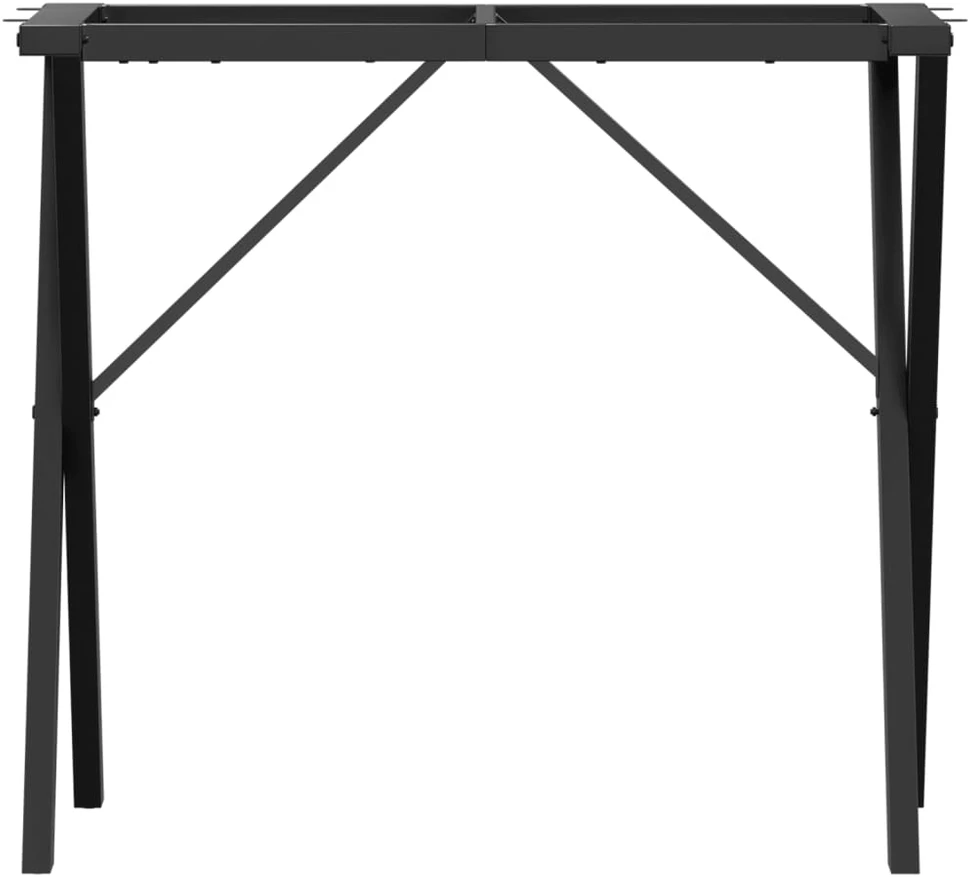Valgomojo stalo kojos, 80x40x73cm, ketus, X formos rėmas