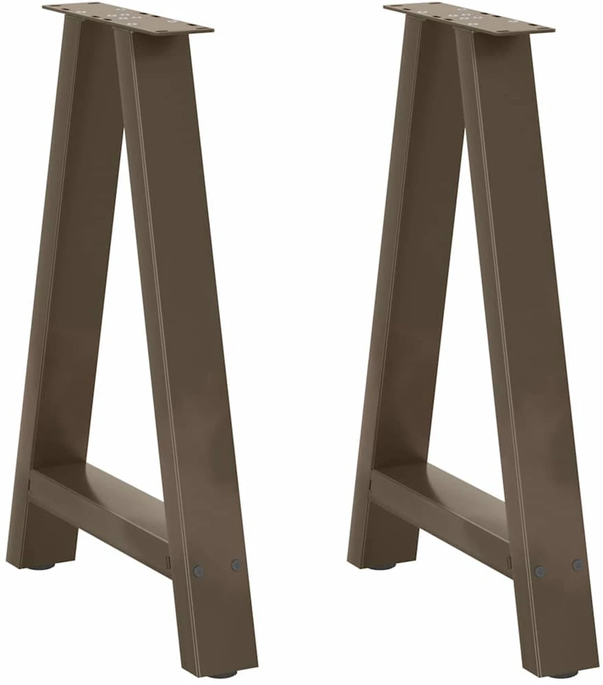 Valgomojo stalo kojos, A formos, 2 vnt., 50x(72-73) cm, plienas