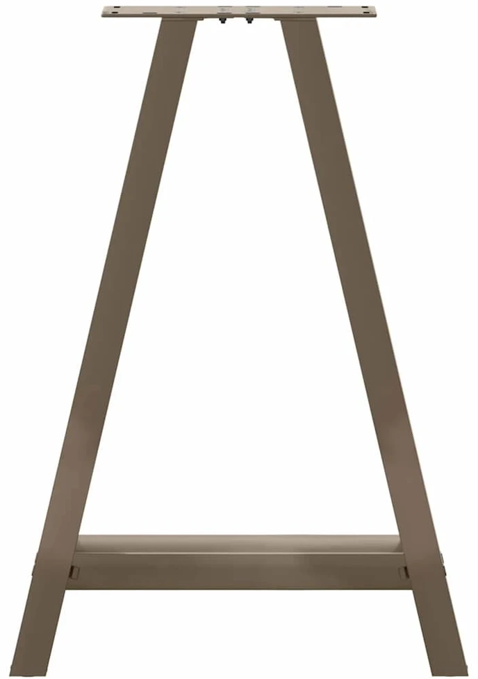 Valgomojo stalo kojos, A formos, 2 vnt., 50x(72-73) cm, plienas