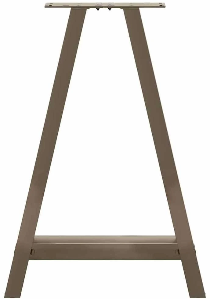 Valgomojo stalo kojos, A formos, 2 vnt., 50x(72-73) cm, plienas